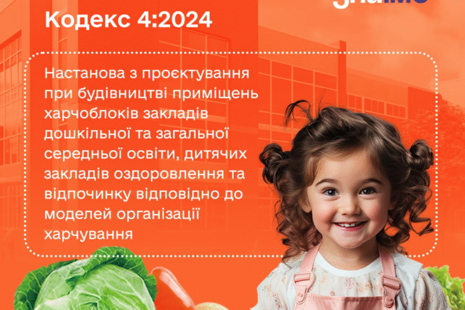 Співрозробники Кодексу 4:2024 – настанова з проєктування харчоблоків у закладах освіти та дитячих установах відповідно до моделей харчування